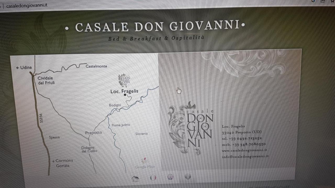 Casale Don Giovanni Prepotto  Buitenkant foto